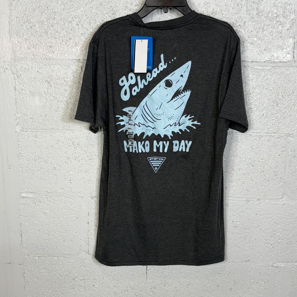 Columbia Men's Mako Graphic T-Shirt - Charcoal Heather Small
